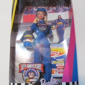 50th anniversary nascar barbie nib